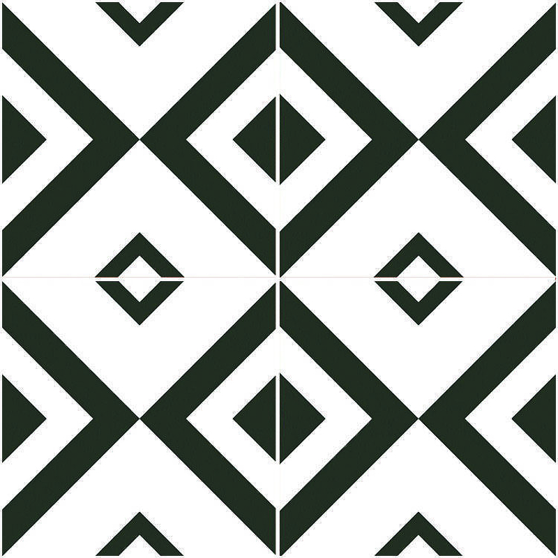 Керамогранит Etili Seramik BRIXTON Pre-cut Белый Матовый 45x45 см