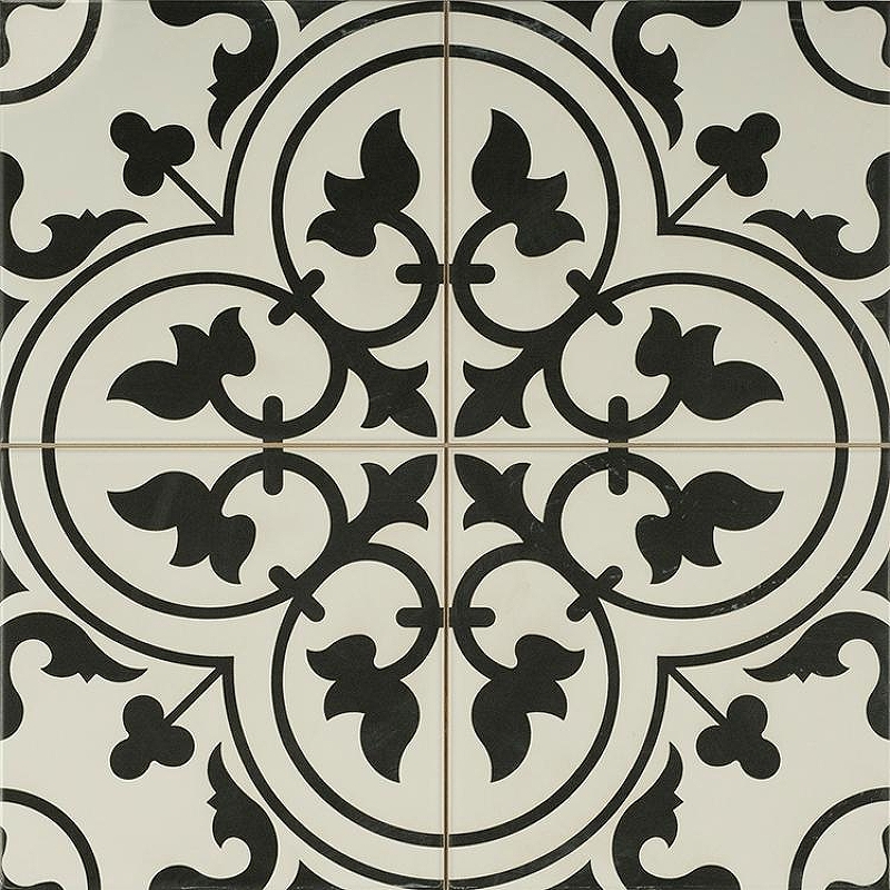 Керамогранит Etili Seramik LEDBURY Charcoal Black Pre-cut Черный Матовый 45x45 см