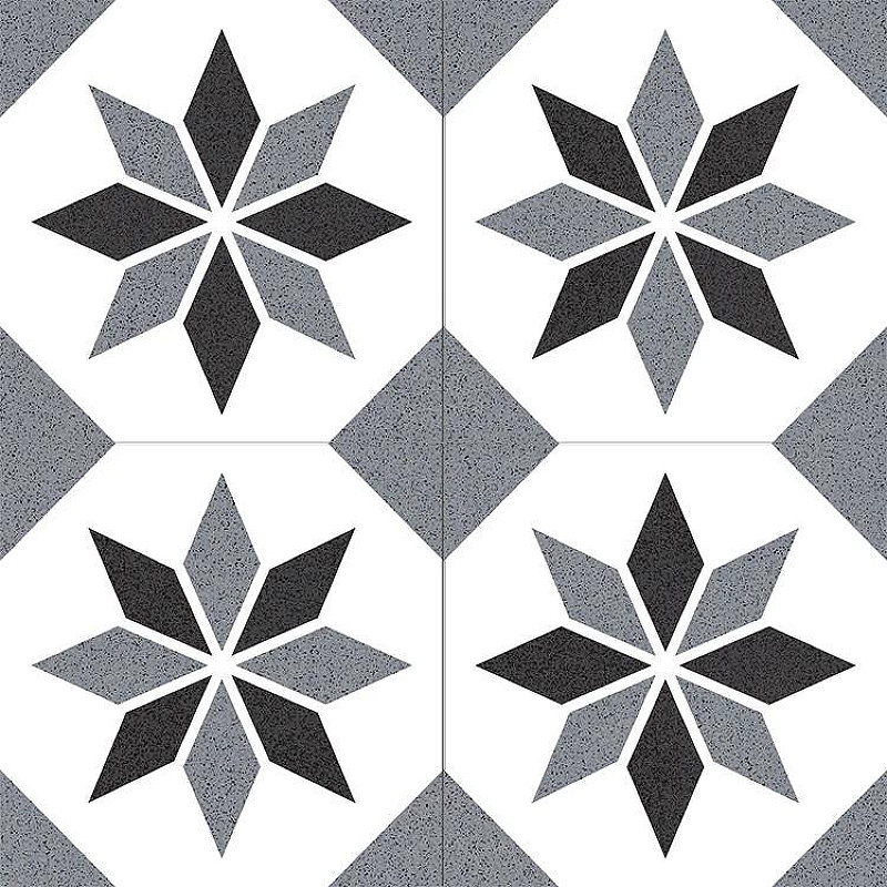 Керамогранит Etili Seramik MILAN Grey Pre-cut Серый Матовый 45x45 см