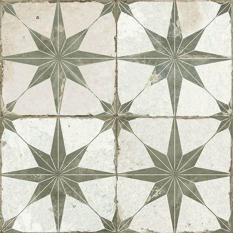 Керамогранит Etili Seramik SCINTILLA Olive Green Pre-cut Зеленый Матовый 45x45 см