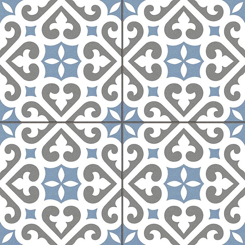 Керамогранит Etili Seramik STONMORE Blue Pre-cut Голубой Матовый 45x45 см
