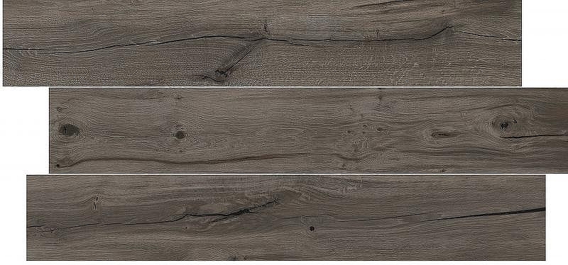 Керамогранит Flaviker Nordik Wood Smoked Rett 0003689 20х120 см