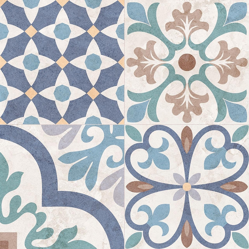 Керамогранит GlobalTile Topaz GT235VG Синий Матовая 41,2х41,2 см