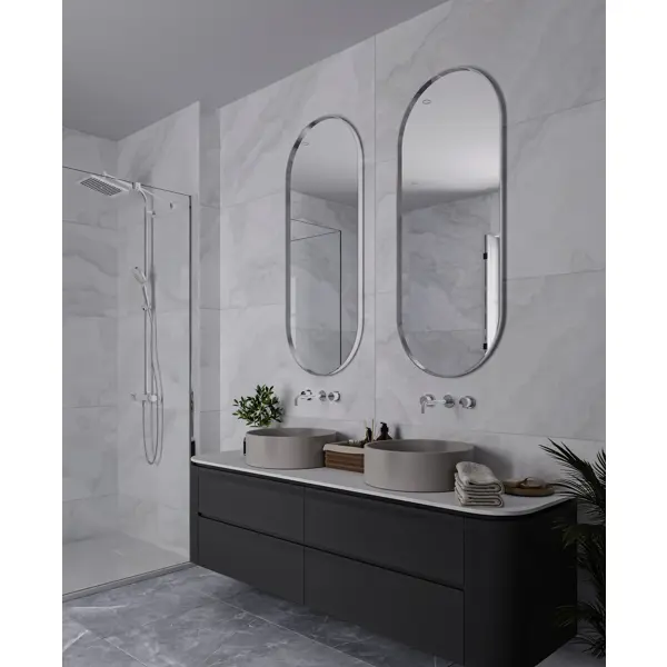 Керамогранит Incolor Almond Cream Satin 120x60 см 1.44 м² сатинированный цвет светло-серый