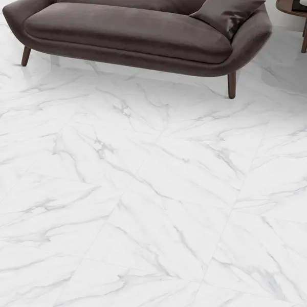 Керамогранит Incolor Hermes 60x60 см 1.44 м2 полированный цвет белый