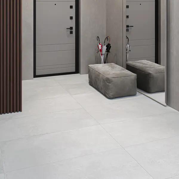 Керамогранит Incolor Omega Bianco Matt 120x60 см 1.44 м² матовый цвет светло-серый