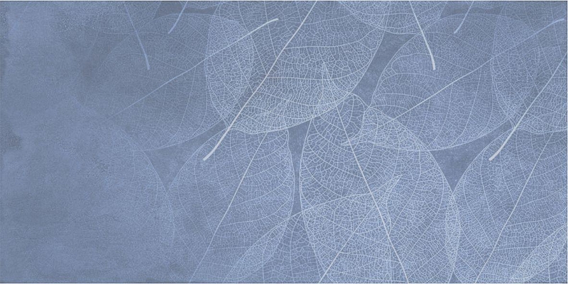 Керамогранит Infinity Ceramica ELEGANZA Blu Arte Carving Синий Карвинг 60x120 см