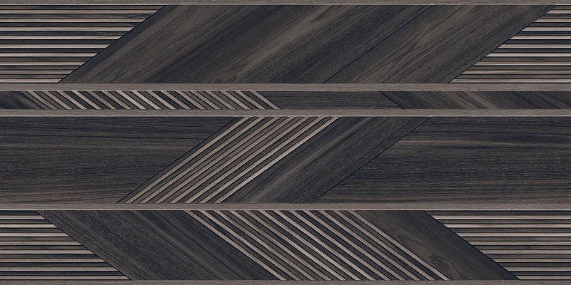 Керамогранит Infinity Ceramica HAZZEL WOOD Black Matt Черный Матовый 60x120 см