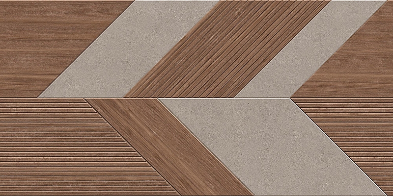 Керамогранит Infinity Ceramica SOFT WOOD Walnut Matt Коричневый Матовый 60x120 см