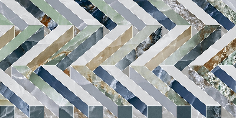 Керамогранит ITC Ceramic AGATE Volumes Polished Полированный 60x120 см