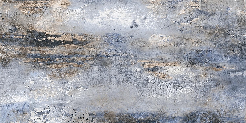 Керамогранит ITC Ceramic ART Blue Carving Синий Карвинг 60x120 см