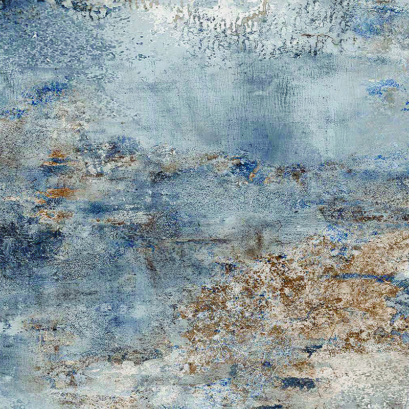 Керамогранит ITC Ceramic ART Blue Carving Синий Карвинг 60x60 см