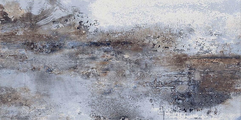Керамогранит ITC Ceramic ART Blue Sugar Синий Лаппатированный 60x120 см
