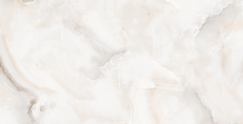 Керамогранит ITC Ceramic CLOUDY Onyx White Glossy Белый Полированный 60x120 см