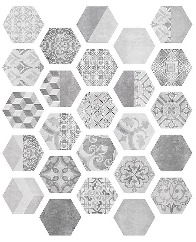 Керамогранит ITT Ceramic NUUK Hexa Матовый 23,2x26,7 см