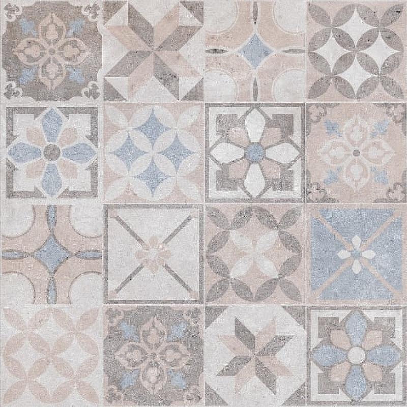 Керамогранит Lasselsberger Ceramics Македония геометрия светло-серый 6246-0057 45х45 см