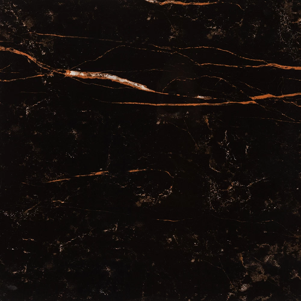 Керамогранит Lavelly Marble Nero черный полированный 600х600х8,2 мм (4 шт.=1,44 кв.м) уценка
