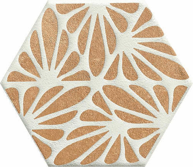 Керамогранит Marca Corona Terracreta Cesello Chamotte Esagonо J082 21,6х25 см
