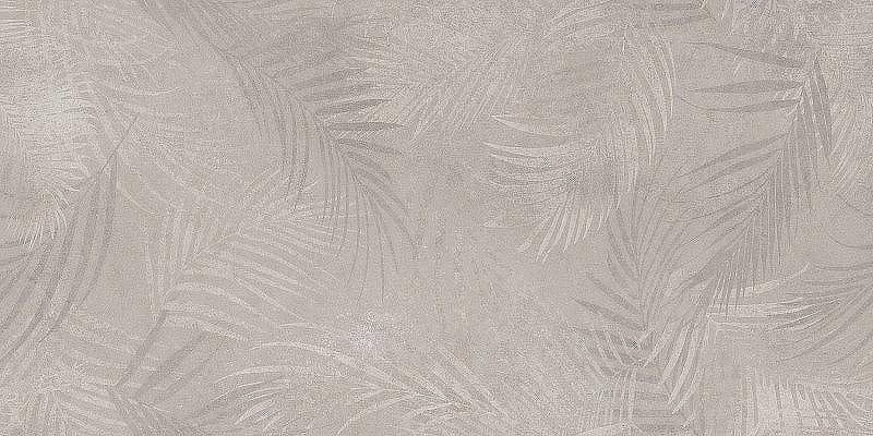 Керамогранит Meissen Floresta листья светло-серый 17549 60х120 см