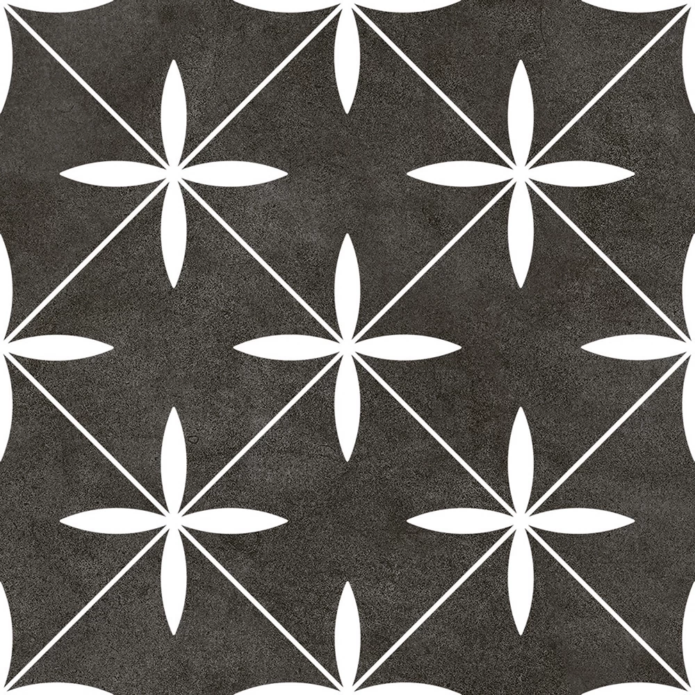 Керамогранит Monopole Stella black 187х187х8 мм (23 шт.=0,805 кв.м)