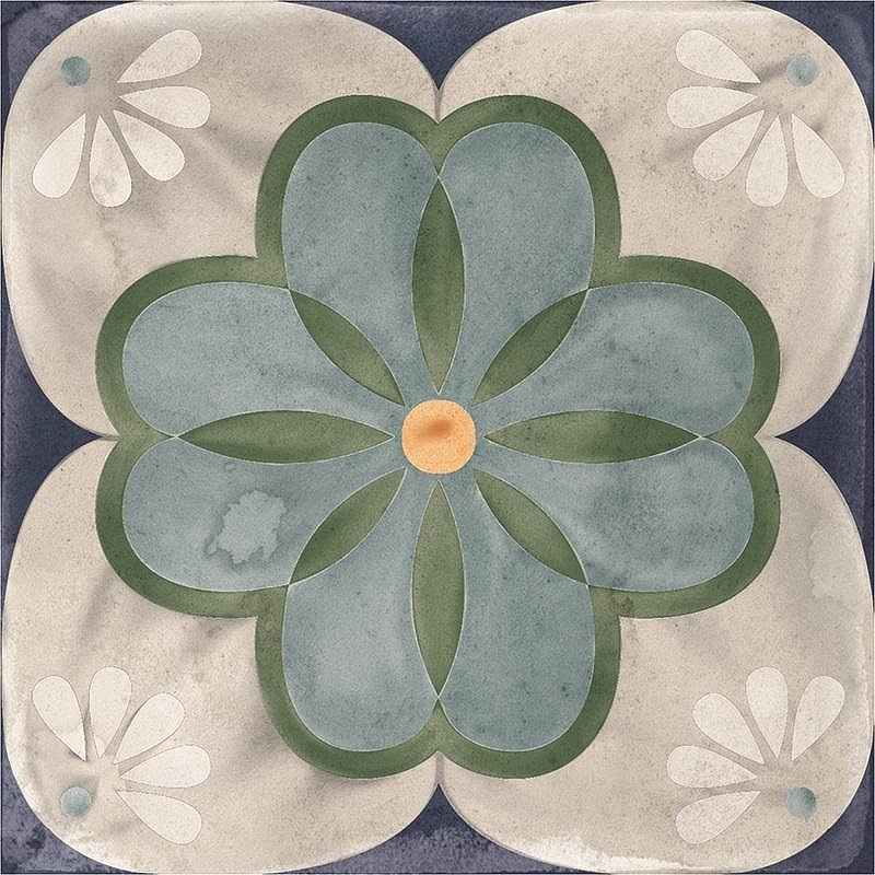 Керамогранит Nanda Tiles Veranda Liena Многоцветный матовая 15x15 см