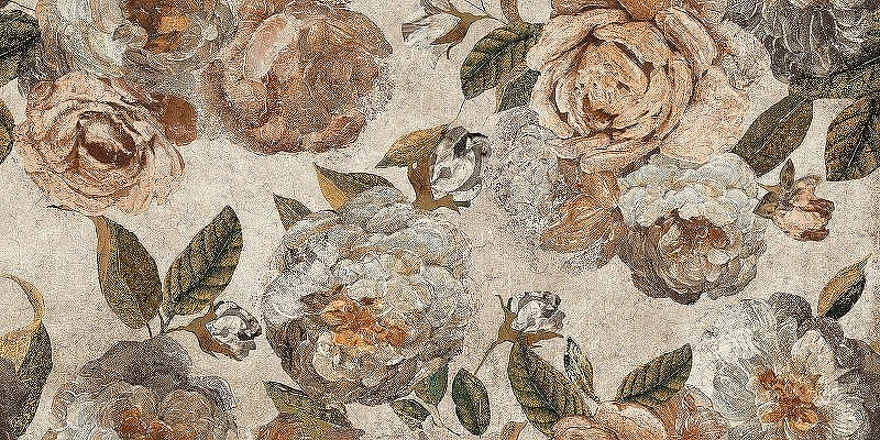 Керамогранит Naxos Ceramica Alchymie Flowery Beige Nat. Ret. 133483 60х120 см