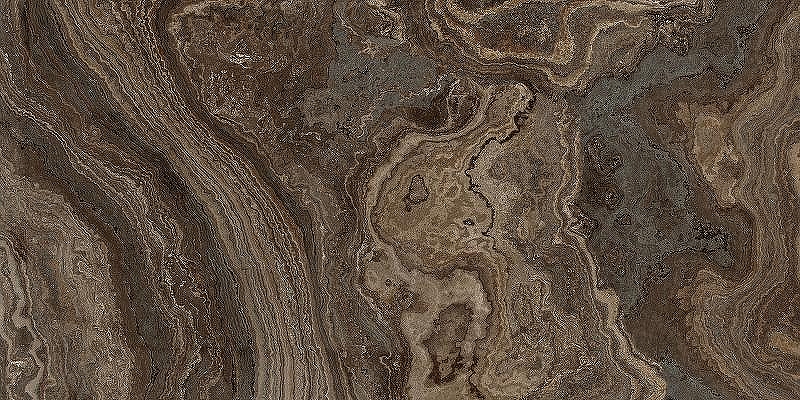 Керамогранит Naxos Ceramica Rhapsody Brown Wave Levigato Rettificato 117425 60x120 см