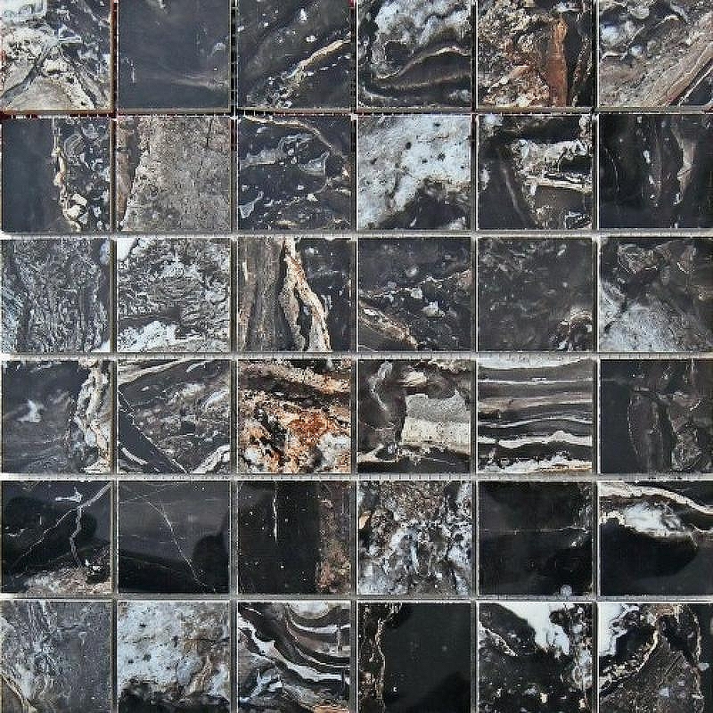 Керамогранит Neodom Ambassador N40001 Mosaico Nairobi Black Polished 30х30 см