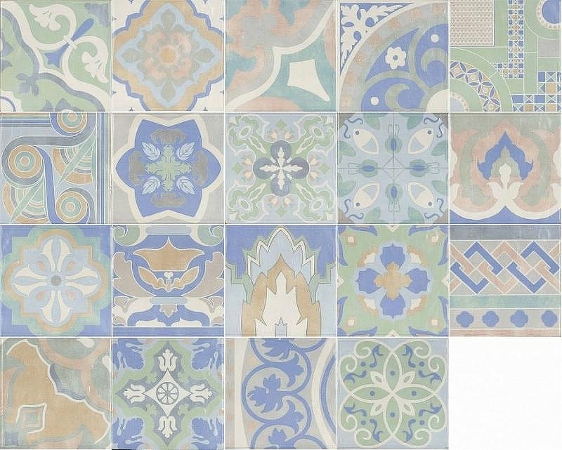 Керамогранит Pamesa Ceramica Cr. Empoli - Cr. Senesi Aquamarine 22,3 х 22,3 см