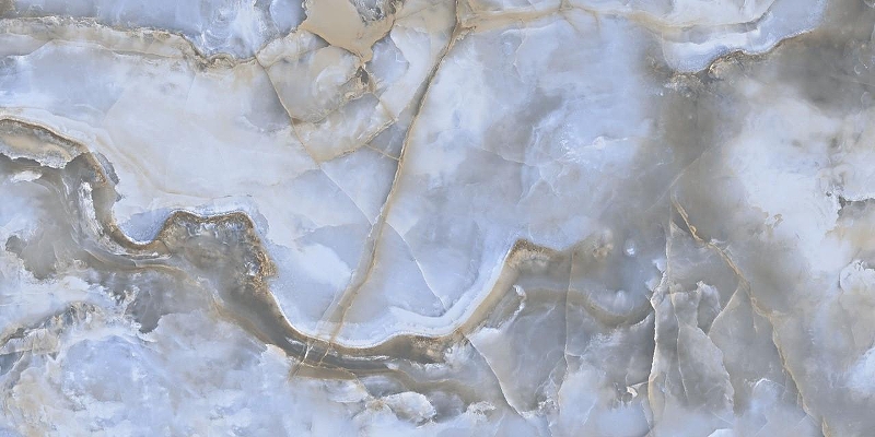 Керамогранит Primavera Honey Onyx Blue Polished PR213 60x120 см