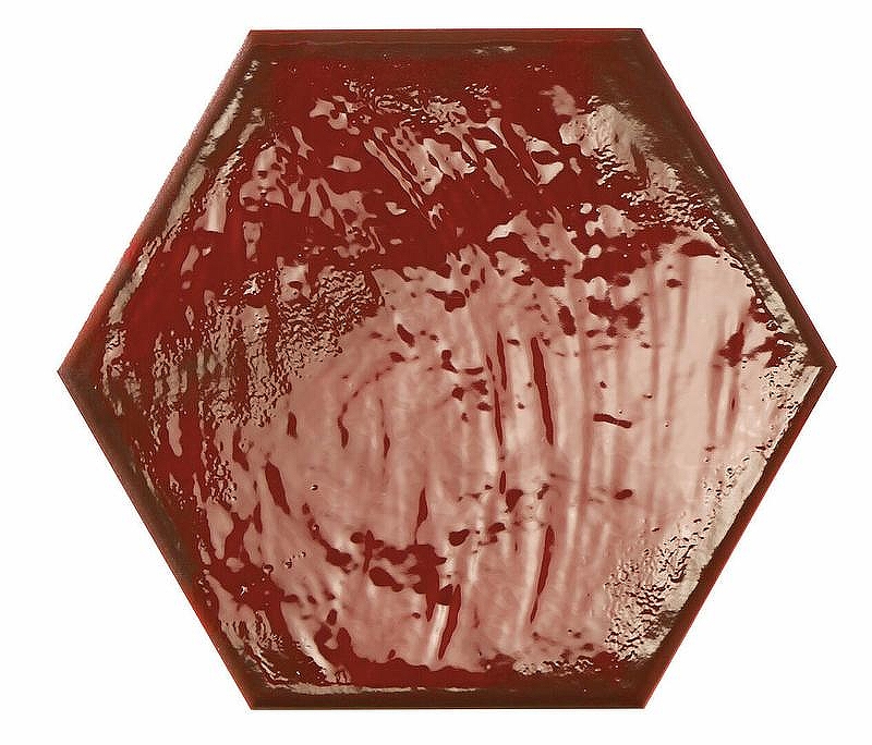 Керамогранит Prissmacer Rain Bordeaux Hex 78803263 19,8х22,8 см