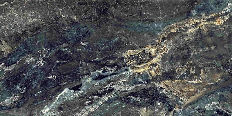 Керамогранит Realistik Breche Графит полированная 60x120 см