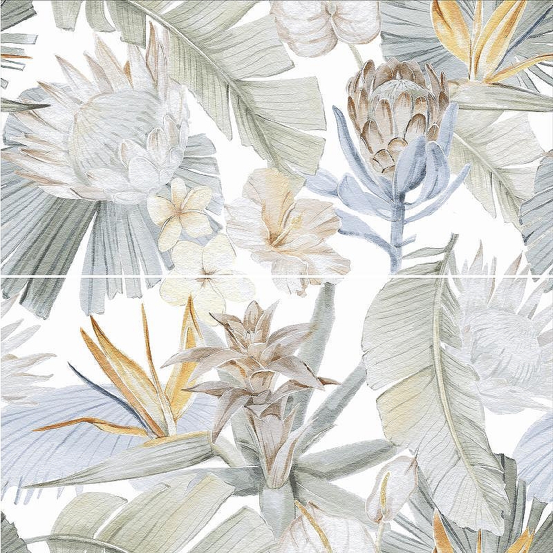 Керамогранит Staro Slim Decors Elite Malibu Decor A+B Matt (2 шт в компл) 60х120 см