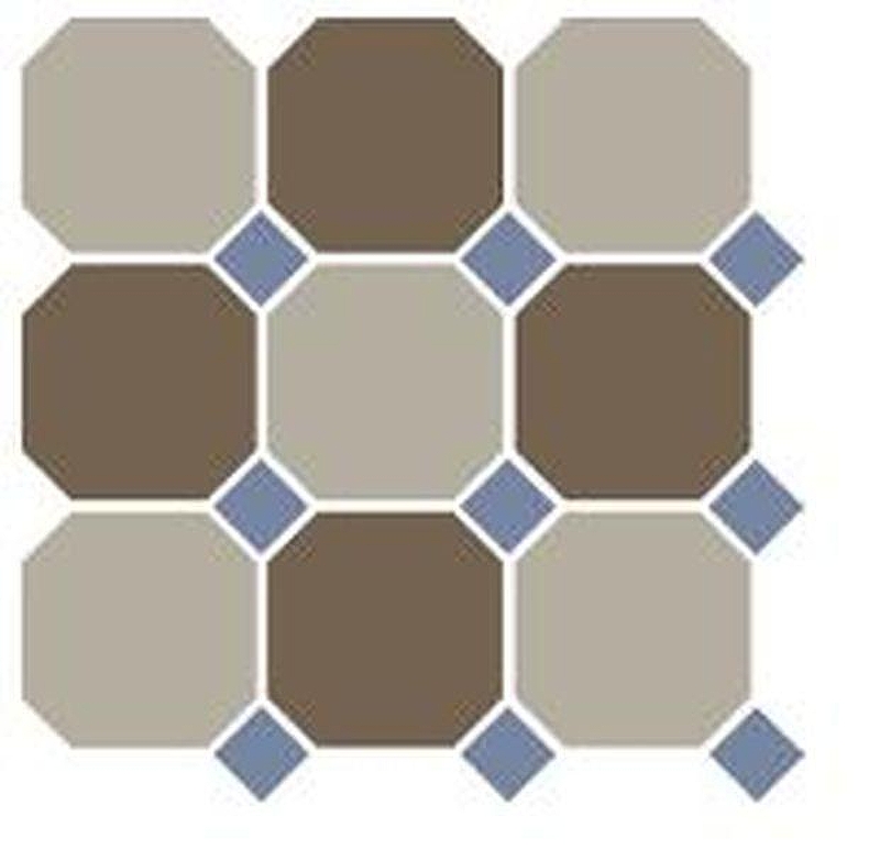 Керамогранит Top Cer Octagon New OCT01/29 DOT11-A Коричневый Матовый 30x30 см