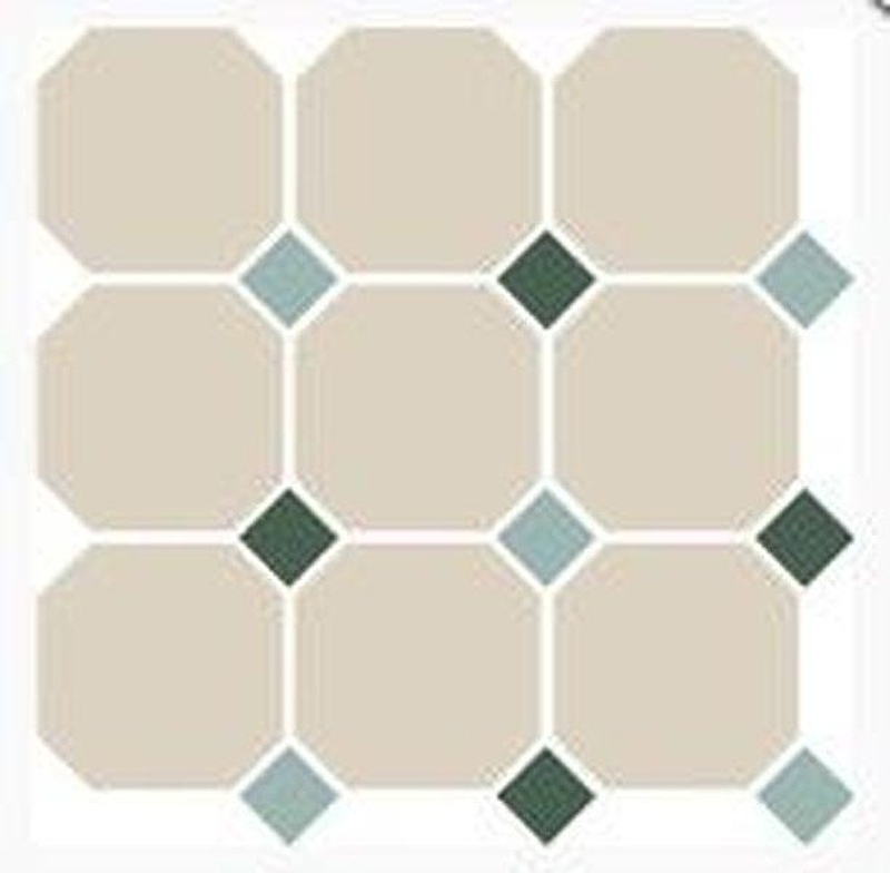 Керамогранит Top Cer Octagon New OCT16 DOT13/18-A Зеленый Матовый 30x30 см