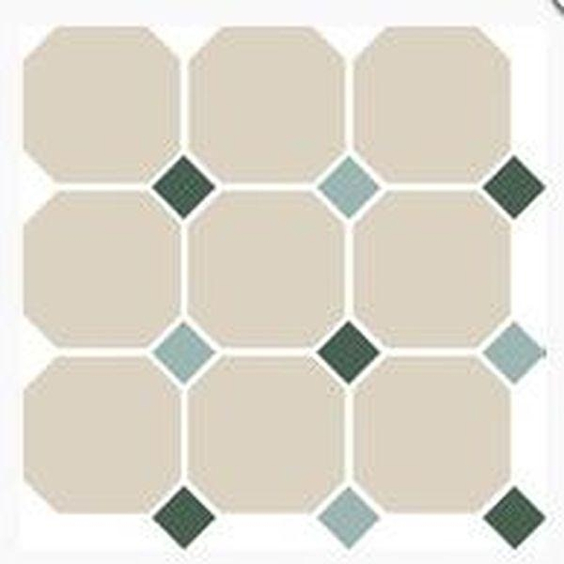 Керамогранит Top Cer Octagon New OCT16 DOT18/13-B Зеленый Матовый 30x30 см