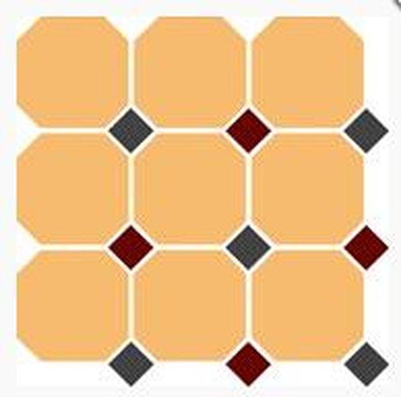 Керамогранит Top Cer Octagon New OCT21/20 DOT14-B Красный Матовый 30x30 см