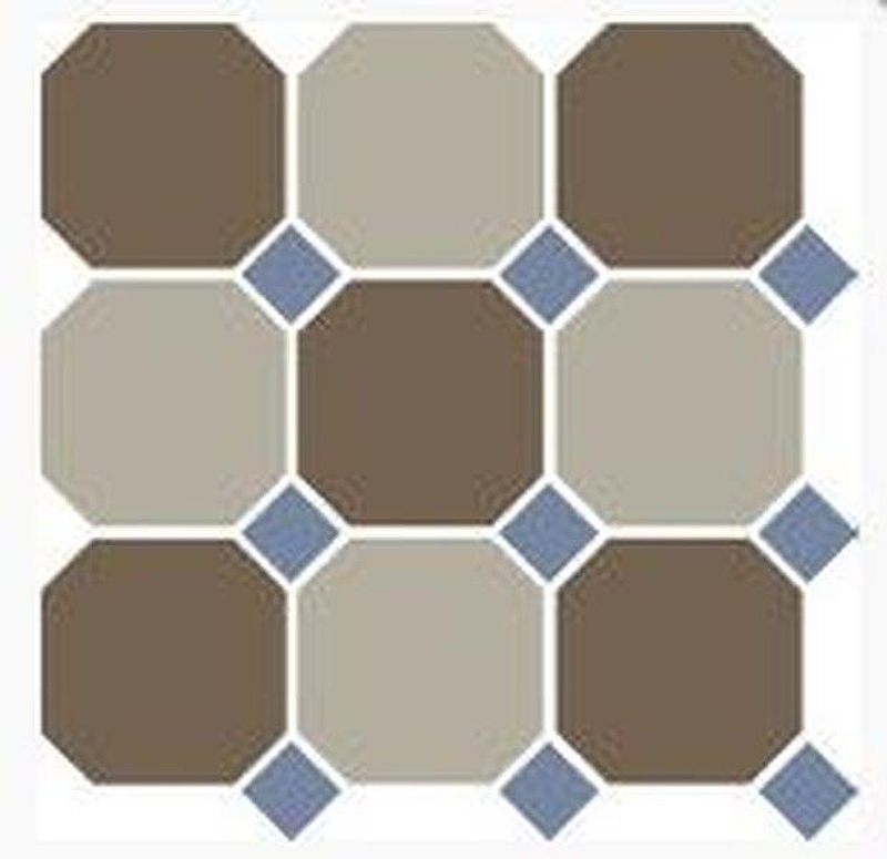 Керамогранит Top Cer Octagon New OCT29/01 DOT11-B Коричневый Матовый 30x30 см