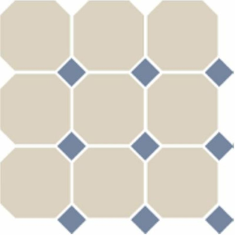 Керамогранит Top Cer Octagon OCT16 DOT11 Голубой Матовый 30x30 см