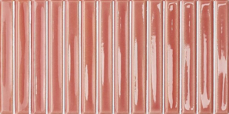 Керамогранит WOW Colour Notes Bars Rosemist 133163 12,5х25 см