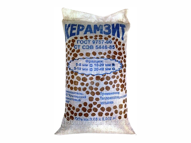 керамзит фракция 10-20мм 0,05м3