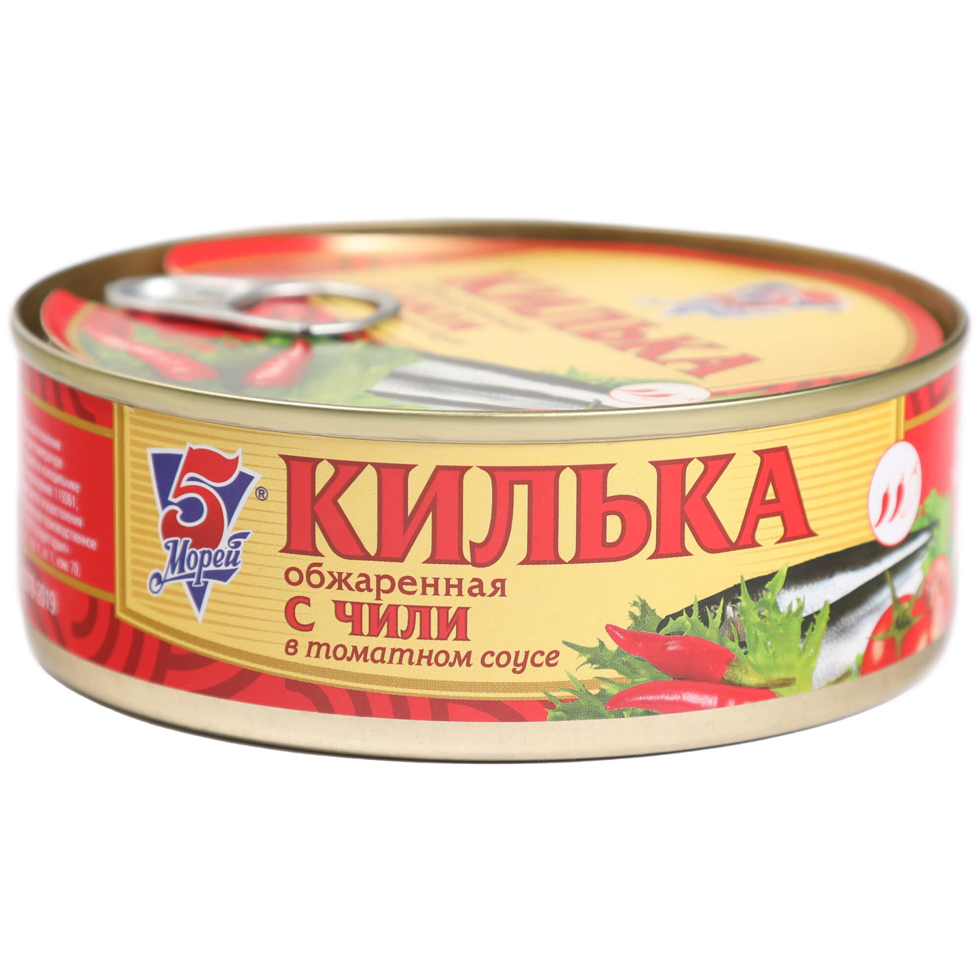 Килька Keano 5 Морей в соусе чили 240 г