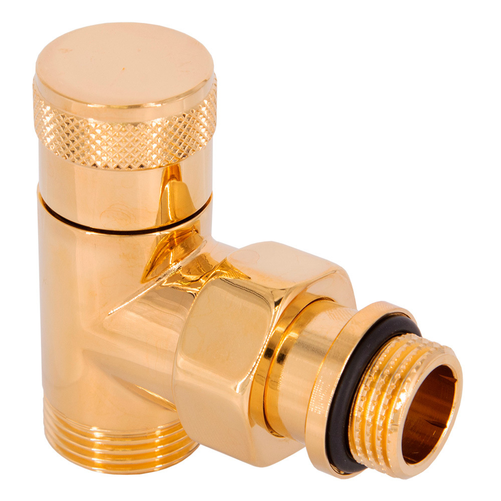 Клапан запорный угловой SR Rubinetterie Tondera 1/2 НР(ш) х 3/4 НР(ш) ЕК для радиатора (0673-1500D0E0)