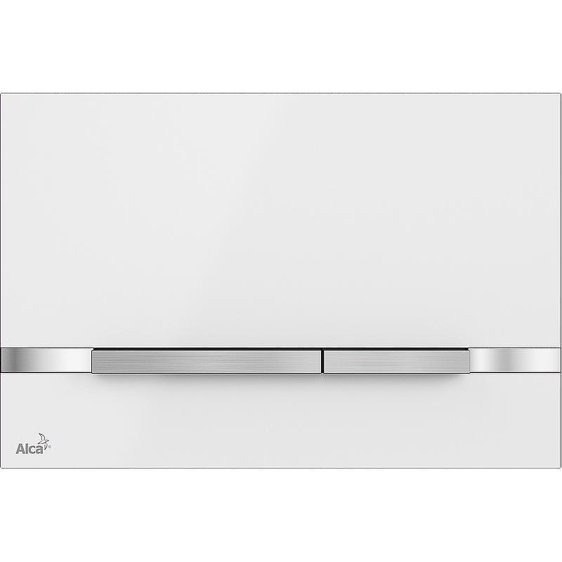 Клавиша смыва Alcaplast Flat Color STRIPE-WHITE Белая