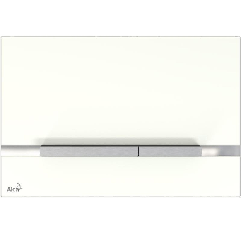 Клавиша смыва Alcaplast Flat Stripe Glass STRIPE-GL1200 Белый