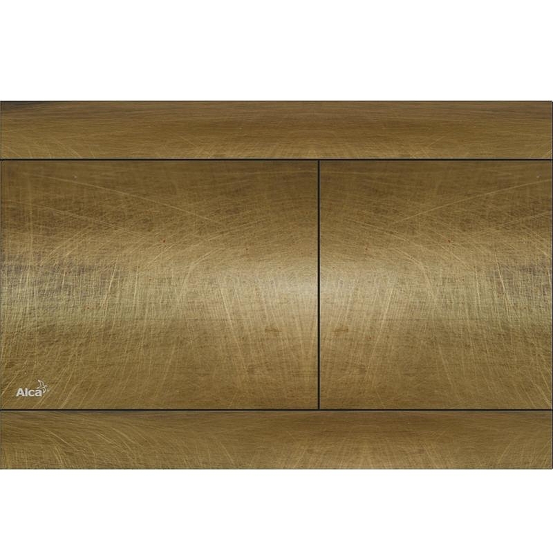 Клавиша смыва Alcaplast Flat Wood FUN-ANTIC Бронза Антик