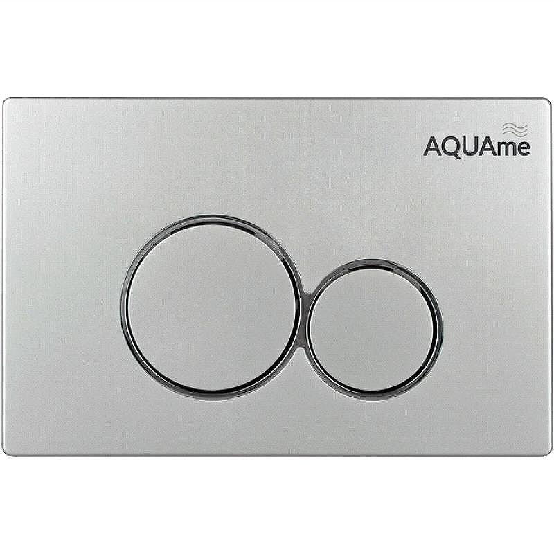 Клавиша смыва AQUAme AQM4101S Сатин