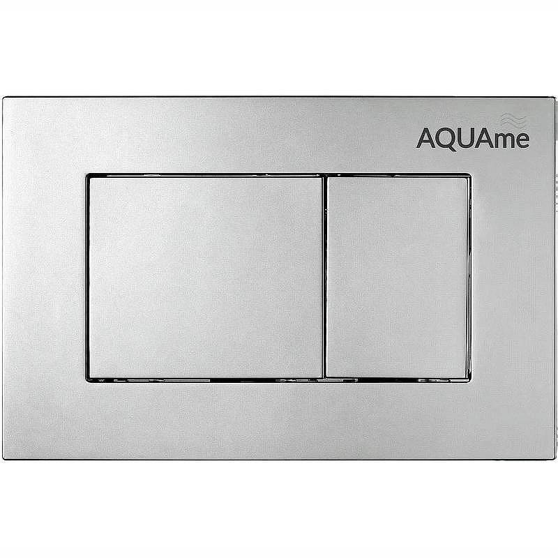 Клавиша смыва AQUAme AQM4102S Сатин