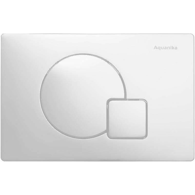 Клавиша смыва Aquanika Basic Q-type 01.02.48 Белая