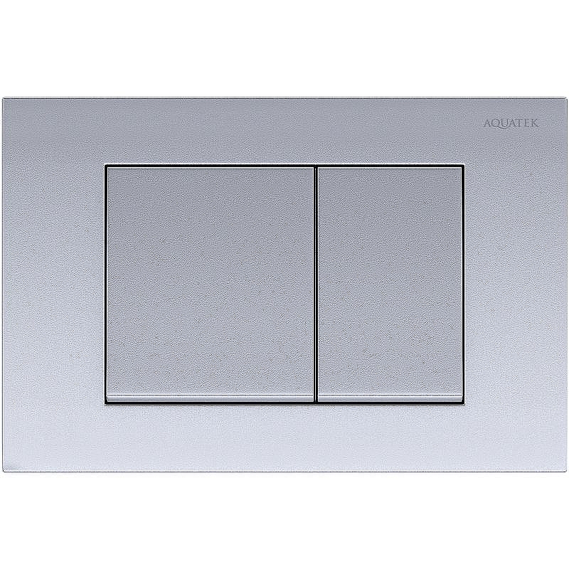 Клавиша смыва Aquatek KDI-0000011 Хром матовый